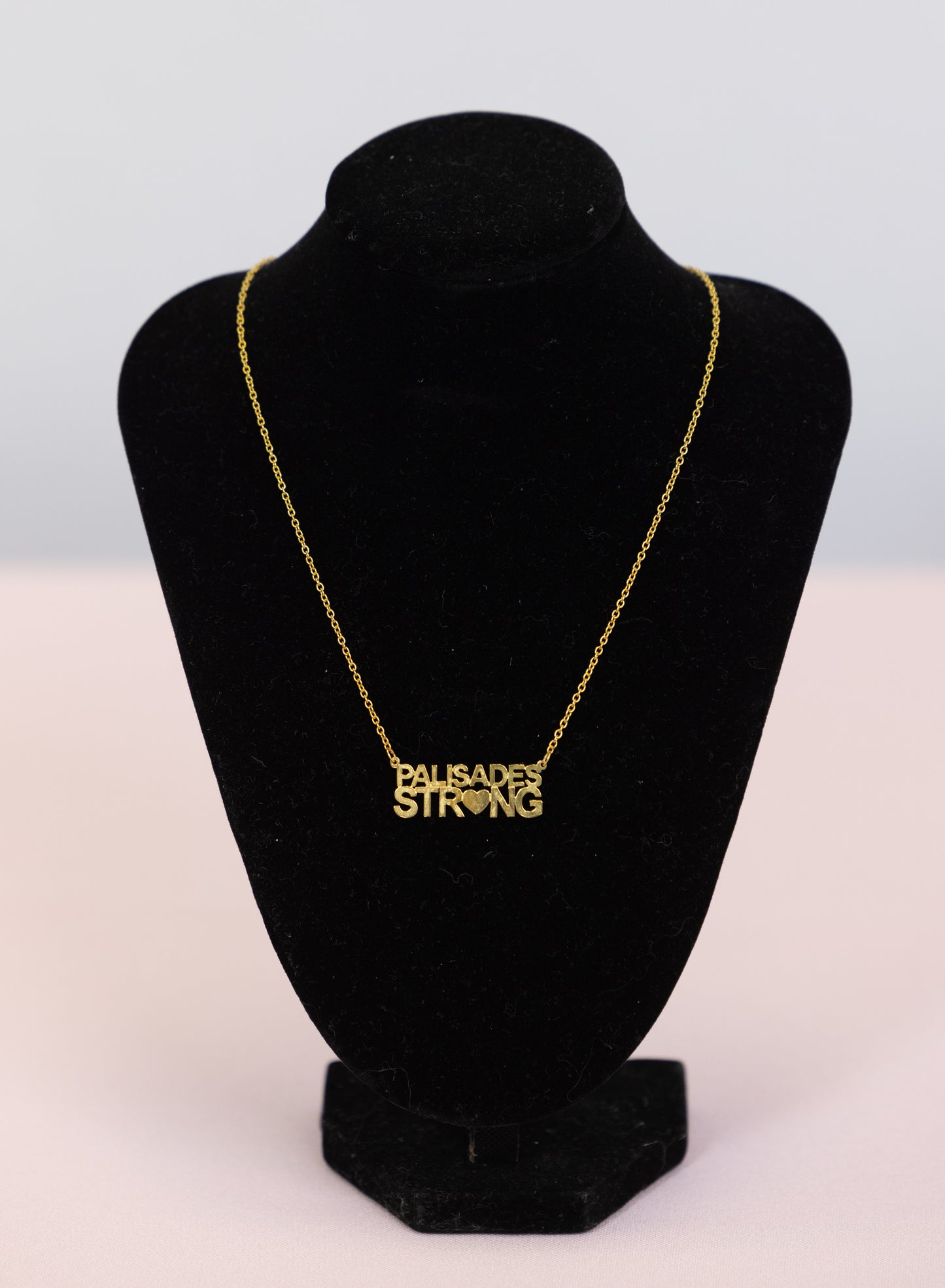 Palisades Strong block style necklace